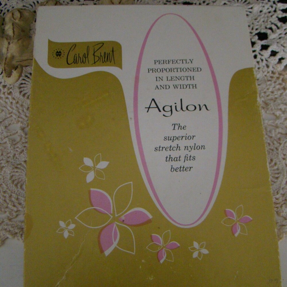 2 Pair Vintage Nylon Stockings Hosiery RHT